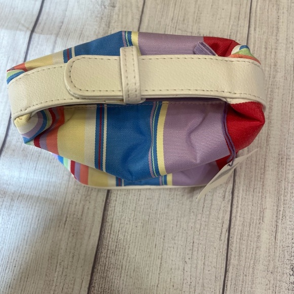 Stephanie Johnson Striped Cosmetic Bag Wristlet - Picture 2 of 8